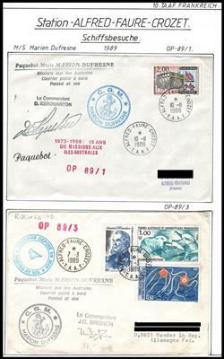 Poststück - Französische Antarktis - Známky