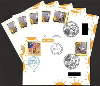 Poststück - Für die St. Anna Kinderkrebsforschung - Briefmarken und Ansichtskarten