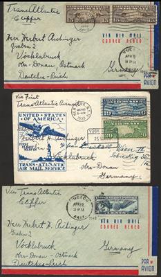 Poststück - Österr. Belege 1938/1951 dabei Reco, - Briefmarken und Ansichtskarten