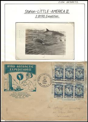 Poststück - Sammlung Stationen der USA in der Antarktis, - Briefmarken und Ansichtskarten