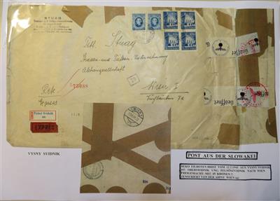 Poststück - Slowakei - Großformaiger - Briefmarken und Ansichtskarten
