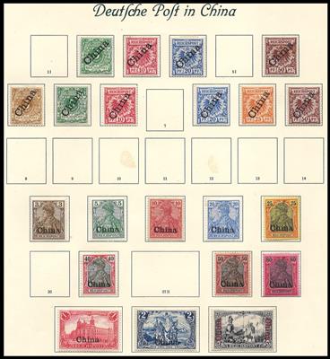 */gestempelt - Partie D. Kolonien und Auslandspostämter mit etwas D.Reich, - Briefmarken und Ansichtskarten