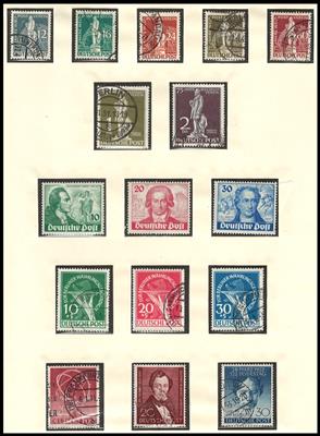**/gestempelt/* - Sammlung Berlin 1948/1990, - Briefmarken und Ansichtskarten