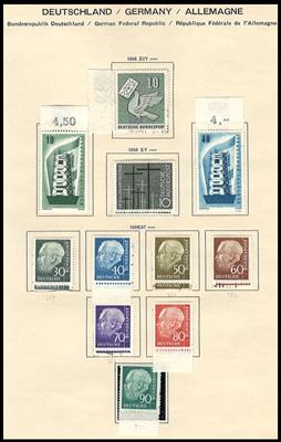 **/*/gestempelt - Sammlung BRD ca. 1949/1997 mit etwas Dubl., - Briefmarken und Ansichtskarten