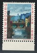 ** - Luxemburg Nr. 705F (Farbe Schwarz - Wertangabe FEHLEND) vom Unterrand, - Briefmarken und Ansichtskarten