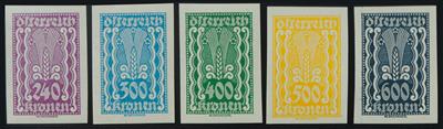 ** - Österr. 1922/25 - Freim. Ausg. "Landwirtschaft, - Briefmarken und Ansichtskarten