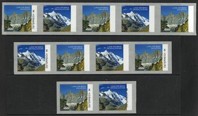 ** - Österr. - Kl. Partie Postfrankier - Automatenmarken Nr. 1/2, - Briefmarken und Ansichtskarten
