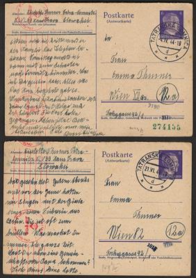 Poststück - Kinderlandverschickung - Briefmarken und Ansichtskarten