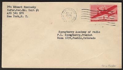 Poststück - Nachkriegsösterreich 14 US-Besatzungsbelege der Amerikaner, - Briefmarken und Ansichtskarten
