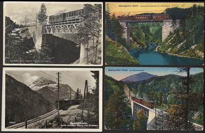 Poststück - Partie AK Mariazellerbahn - Briefmarken und Ansichtskarten