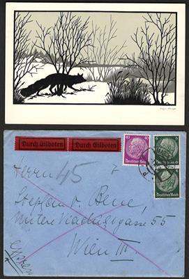 Poststück - Reichh. Partie Postbelege Österr. ab Monarchie, - Briefmarken und Ansichtskarten