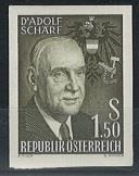 ** - Österr. Nr. 1117U (70. Geburtstag Adolf Schärf UNGEZÄHNT), - Francobolli