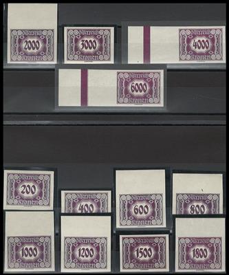 ** - Österr. - Porto Nr. 120U/131U, - Stamps