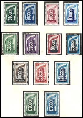 ** - Partie div. Europa u.a. mit CEPT ab 1956, - Stamps