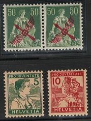 ** - Schweiz Nr. 128/29 (Pro Juventute - Stamps