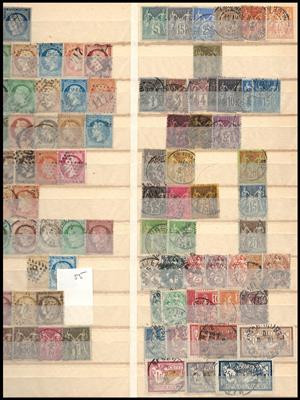 gestempelt - Sammlung Frankreich ab Ceres, - Briefmarken