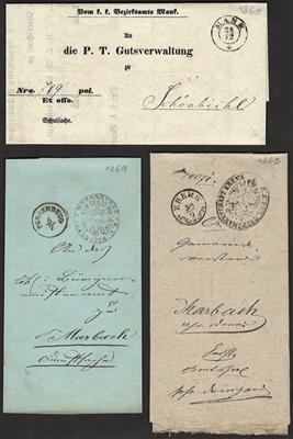 Poststück - Österr. - Partie Vorphila und markenlose Post nach 1850, - Stamps