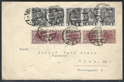 Poststück - Österr. Reichh. Partie - Stamps