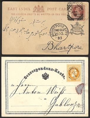 Poststück - Österr. und div. Länder, - Briefmarken