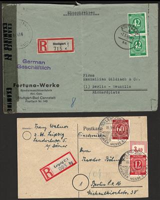 Poststück - Partie Belege D.Reich meist nach 1920, - Briefmarken