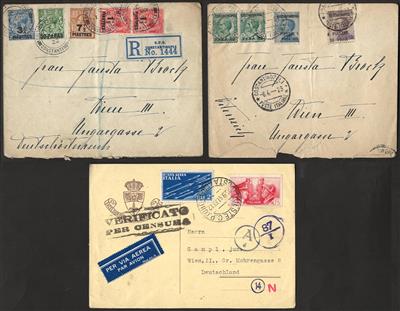 Poststück - Partie meist echt gelaufen Briefe, - Stamps