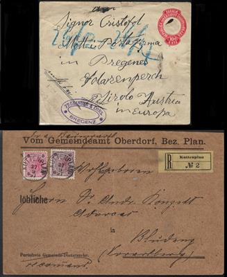 Poststück - Vorarlberg, - Francobolli