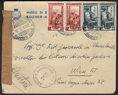 Poststück - Zensurlos; Briefe nach Österreich, - Briefmarken