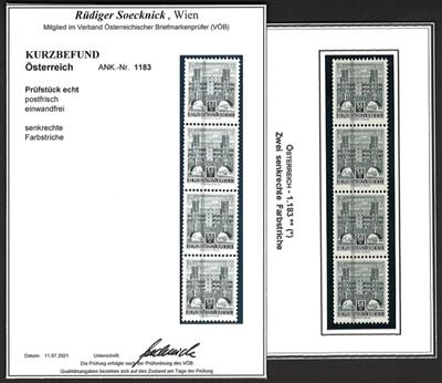 ** - Österr. Nr. 1183 (50 Gr. Rollenmarke) im - Briefmarken