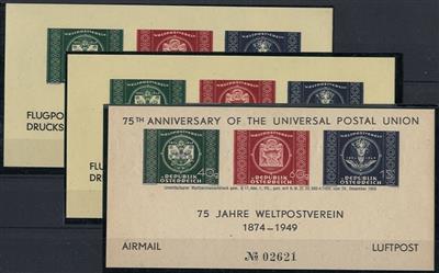 ** - Österr. - Partie UPU - Adresszettel, - Briefmarken