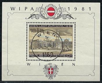 gestempelt - Österr. Nr. 1696I (Plattenfehler verstümmeltes E in WIE"E"N), - Briefmarken