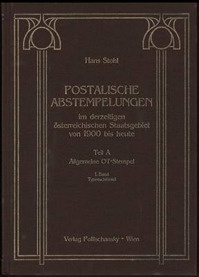 Literatur: Hans Stohl: "Postalische Abstempelungen im derzeitigen Österr. Staatsgebiet von 1900 bis heute", - Briefmarken