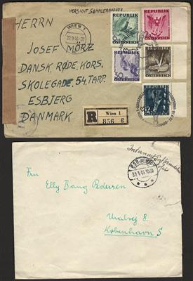 Poststück/Briefstück - Kl. Partie Poststücke - Briefmarken