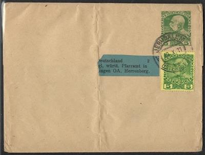 Poststück/*/gestempelt - Kl. Sammlung Österr. P. in d. Levante, - Briefmarken