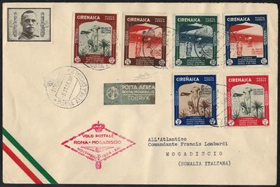 Poststück - Italienisch Cyrenaica (Cirenaica), - Briefmarken