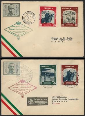 Poststück - Italienisch Cyrenaica (Cirenaica), - Briefmarken