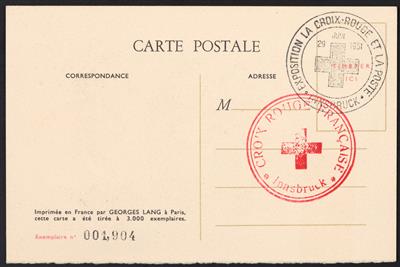 Poststück - Österr. 1951 - Sonderstpl."Französisches - Briefmarken