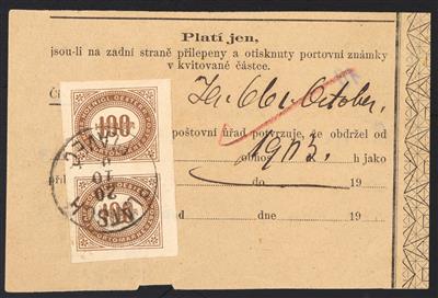 Poststück - Österr., - Briefmarken