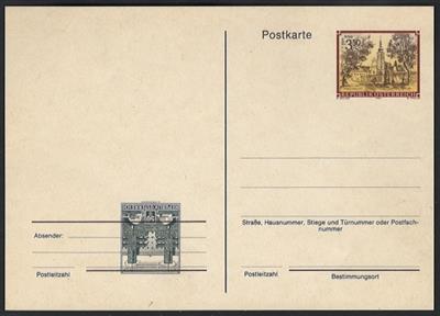 Poststück - Österr. - Ganzsachen Postkarte - Briefmarken
