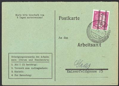 Poststück - Österreich 1945 - Grazer - Briefmarken
