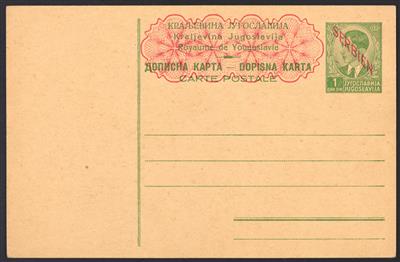 Poststück - Partie Ganzsachen D. Kolonien und Bes. Ausgaben 1. und 2. WK 1891-1943 und Mischfrankaturen, - Briefmarken