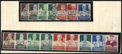 **/*/gestempelt/(*)/Briefstück - Sammlung D.Reich 1872/1945 mit etwas altd. Staaten, - Briefmarken