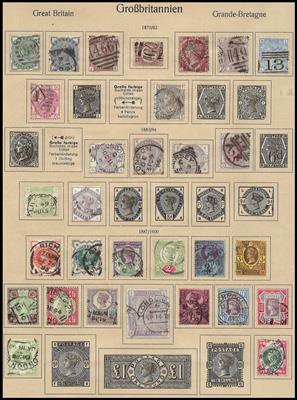 */gestempelt - Partie div. Europa u.a. mit Großbrit. - Rußland - Sowjetunion etc., - Briefmarken