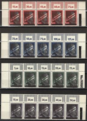 ** - Österr. 1945 - Gitter Markwerte - Stamps