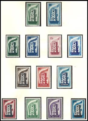 ** - Sammlung Europa - Gemeinschaftsausg. CEPT ca. 1956/1969, - Známky