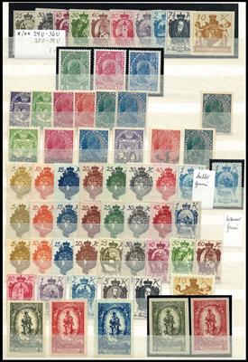 **/* - Sammlung Liechtenstein Ausg. 1912/1995 - fast nur postfr., - Známky