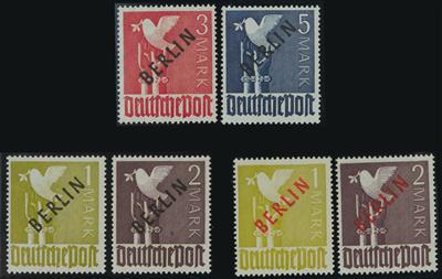 **/* - Schöne Sammlung BERLIN Ausg. 1948/61 u.a. Nr. 17/20 u. 33/34 **, - Francobolli