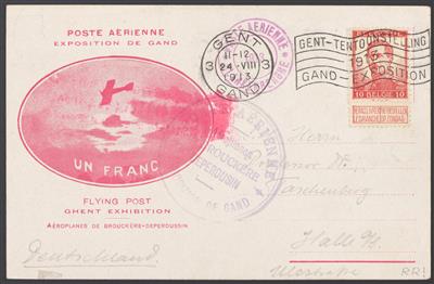Poststück - Belgien 1913, - Známky