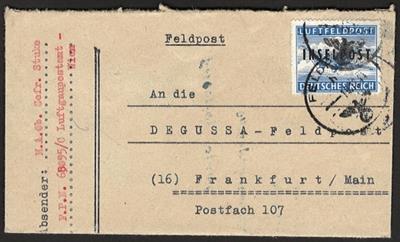 Poststück - D. Feldpost Nr. 8B (Rhodos) aus - Stamps