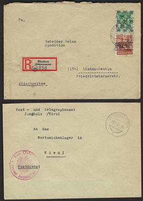 Poststück - Österr. - KLEINWALSERTAL - Briefmarken