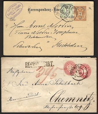 Poststück - Österr. - Partie Poststücke Monarchie bis 2. Rep. (meist 1900/1938) u.a. div. Formulare, - Briefmarken
